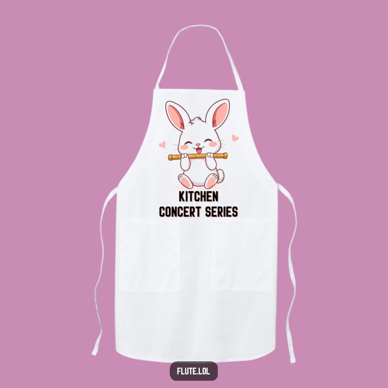 Funny Rabbit Flute Apron: Cook with a Song in Your Heart!