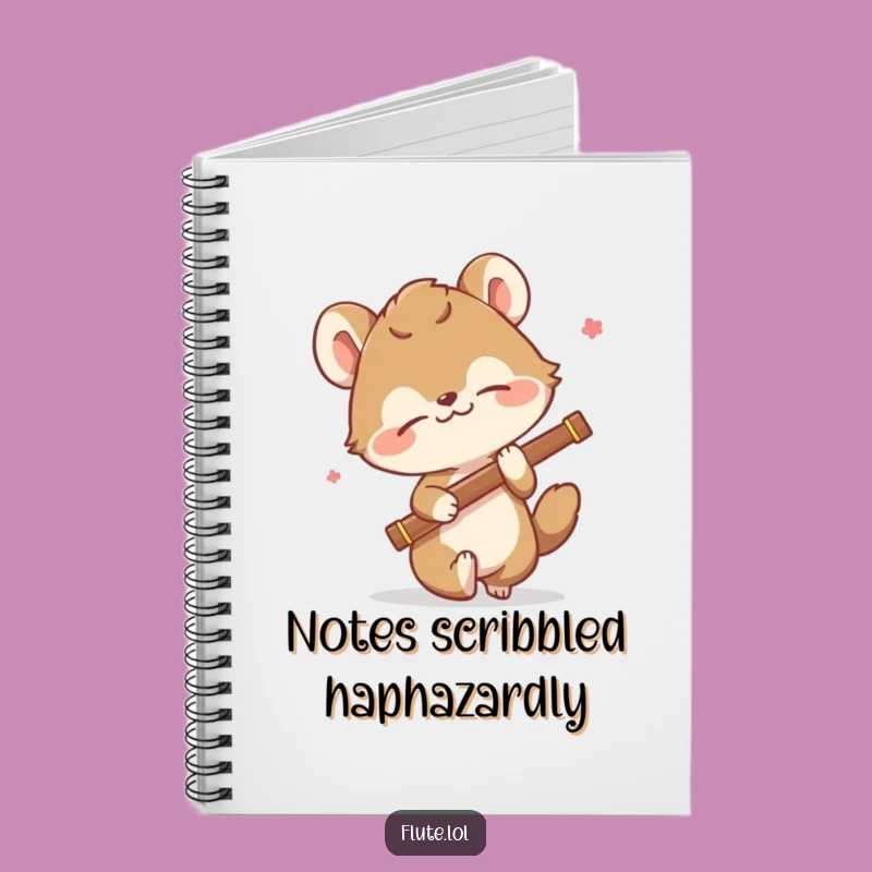 Funny Tripping Flute Player Notebook: Write Notes with Comedic Mishaps