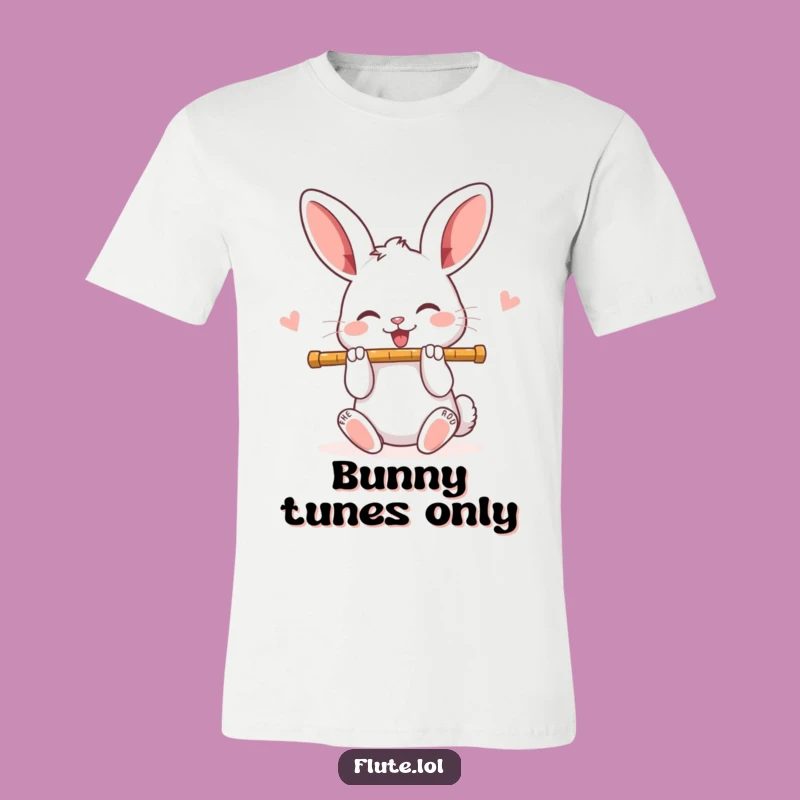 Funny Rabbit Flute T-Shirt: Wear Your Musical Joy!